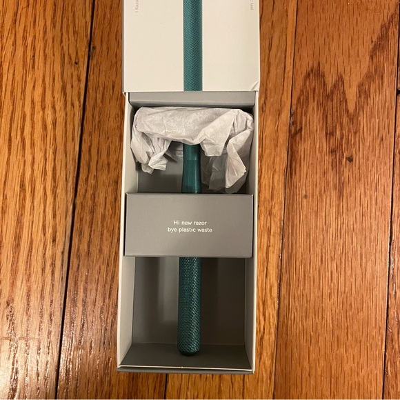 COPY - BNIB Bettershave Single Blade Reusable Razor Set - Atlantic Teal - Picture 7 of 7
